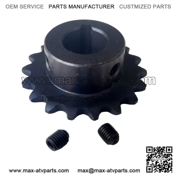 18T Tooth #35 Sprocket Gear with 3/4" Bore for Jackshaft Mini Bike Go Kart - NEW (T shape) - Image 2
