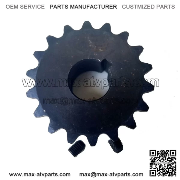 18T Tooth #35 Sprocket Gear with 3/4" Bore for Jackshaft Mini Bike Go Kart - NEW (T shape) - Image 3