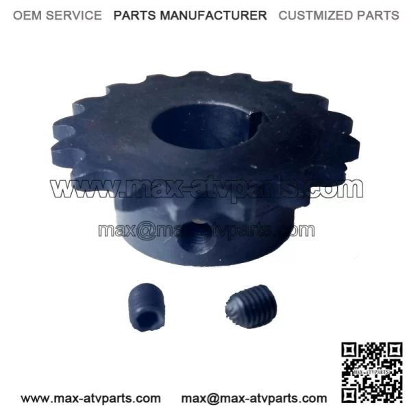 17 Tooth 35 Chain 3/4 Bore Jackshaft "B" Sprocket (T shape) - Image 4