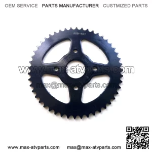 48T 40mm #420 4 holes (black four sides hollow) sprocket