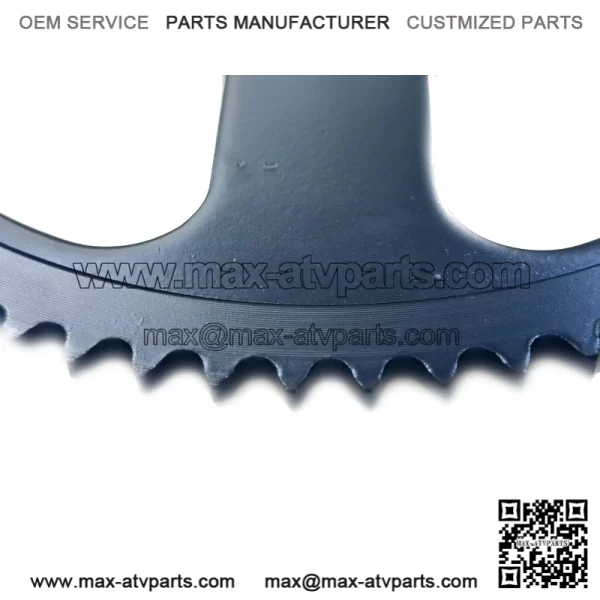 70T 37mm #35 6 holes (black four sides hollow) sprocket - Image 4