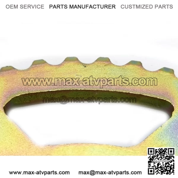 40T 40mm #35 Plated Four Side Hollow Out Sprocket - Image 3