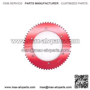 60T #35 Red Aluminum Split Sprocket
