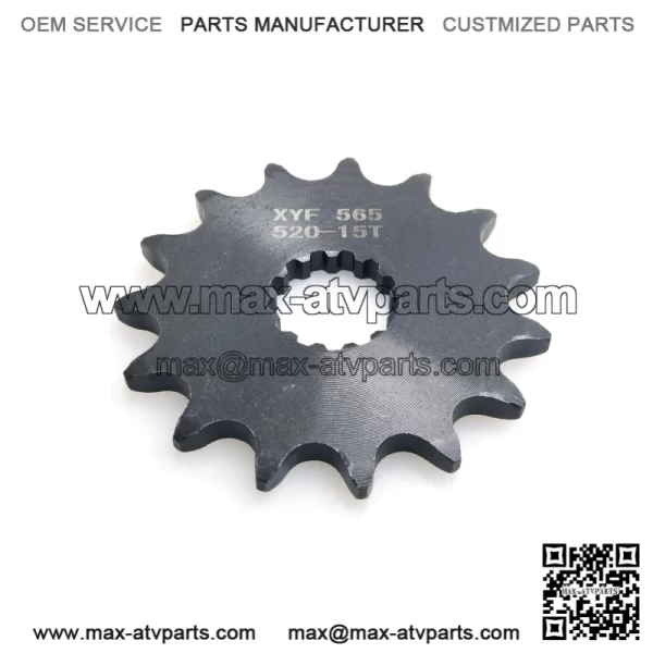 Sprocket Front 15T for #520 Chain