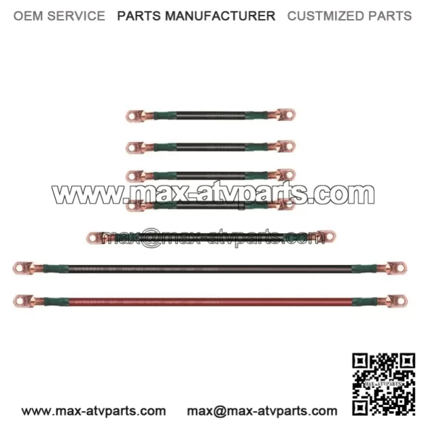 RAParts Battery Cable Kit Fits EZGO Txt / Medalist 1994-UP 36 & 48V 25972-G32 Golf Cart 25972-G40