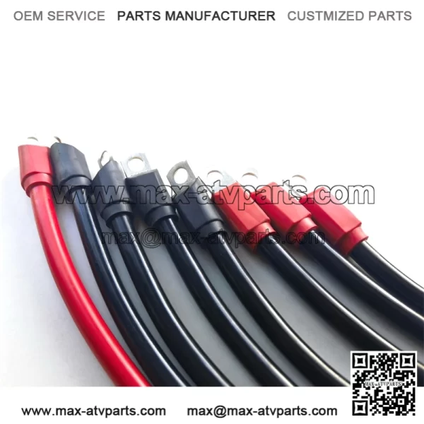 RAParts Battery Cable Kit Fits EZGO Txt / Medalist 1994-UP 36 & 48V 25972-G32 Golf Cart 25972-G40 - Image 3