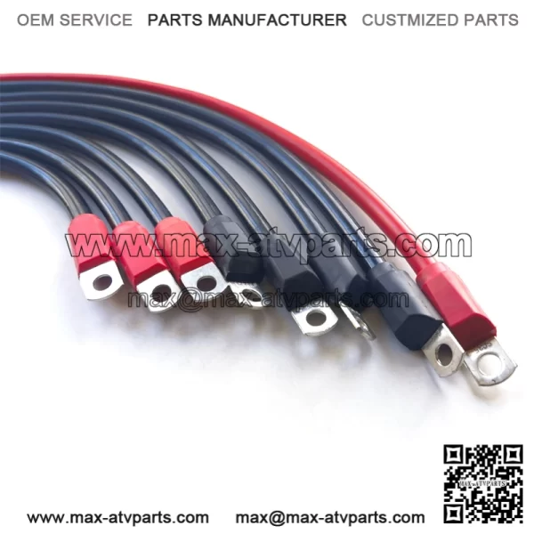 RAParts Battery Cable Kit Fits EZGO Txt / Medalist 1994-UP 36 & 48V 25972-G32 Golf Cart 25972-G40 - Image 4