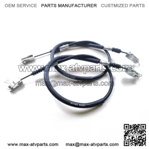 2pcs Club Car DS Brake Cable Set 1981-1999 Gas and Electric Golf Cart Parts 42"
