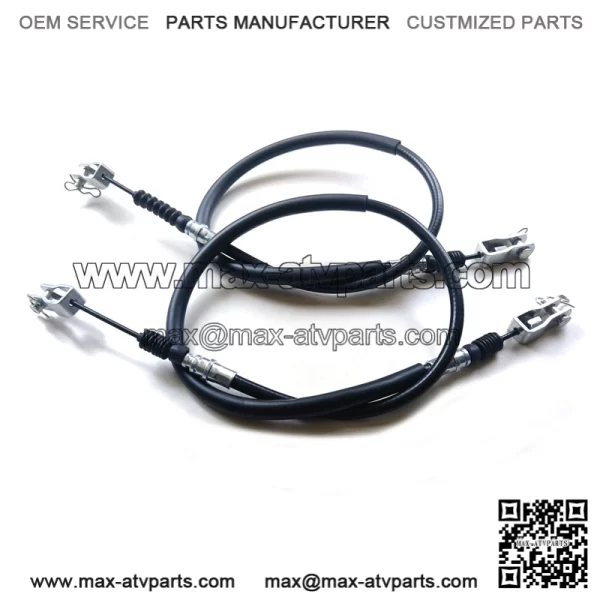 2pcs Club Car DS Brake Cable Set 1981-1999 Gas and Electric Golf Cart Parts 42" - Image 2