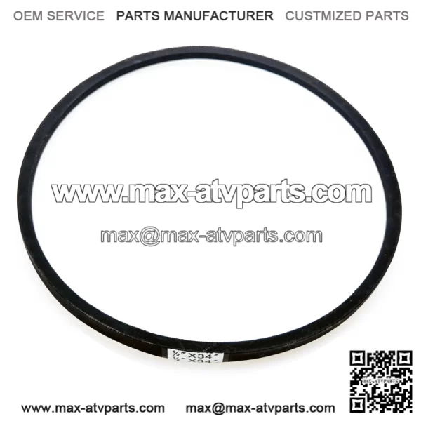 Snowblower Thrower Traction Drive Belt 1/2" x 34 1/2" Replacement for AYP 179092, 419744, 532179092, 532416954, 532419744 925 927 1130 5524 10527 11524 14527 15530 ST261 ST276