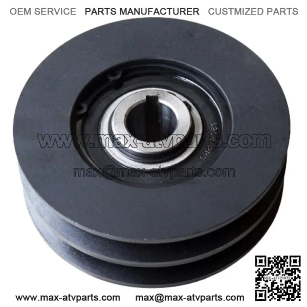 25.4mm 1" centrifugal clutch Double 'B' profile 138mm V pulley 19hp 2B138-25.4-54mm (Black) - Image 2