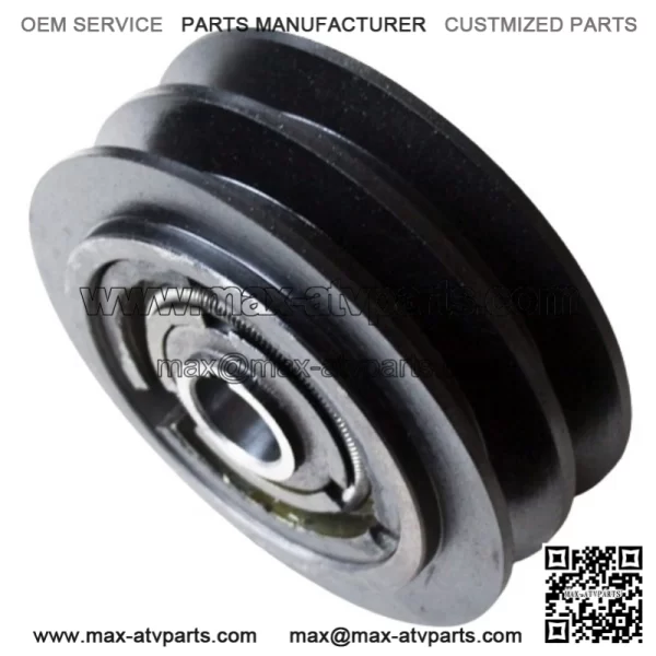 25.4mm 1" centrifugal clutch Double 'B' profile 138mm V pulley 19hp 2B138-25.4-54mm (Black) - Image 4