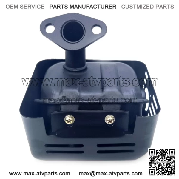 Replacement Gx160 5.5hp Gx200 6.5hp Muffler Exhaust Assembly with Exhaust-U type with holes - Image 2