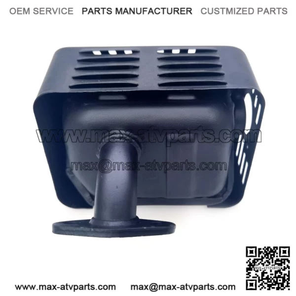 Replacement Gx160 5.5hp Gx200 6.5hp Muffler Exhaust Assembly with Exhaust-U type with holes - Image 3