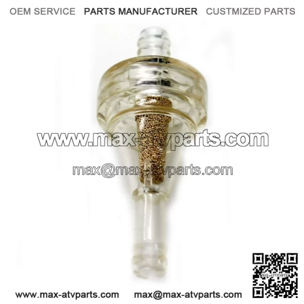 1/4" Clear Fuel Filter - Image 2