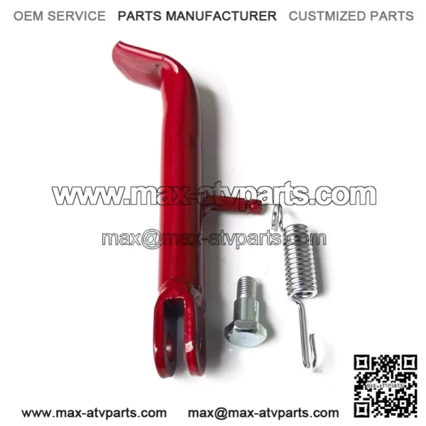 Mini Bike Kickstand w/Spring for Coleman CT200U CT200U-EX BT200X CT200U-EXR Axis M200 212cc 196cc 200cc 6.5hp Powersports Mini Bike Parts (Red) - Image 3