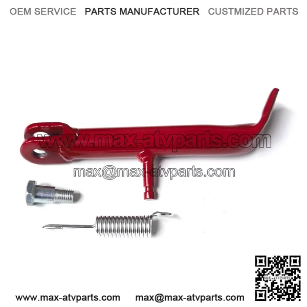 Mini Bike Kickstand w/Spring for Coleman CT200U CT200U-EX BT200X CT200U-EXR Axis M200 212cc 196cc 200cc 6.5hp Powersports Mini Bike Parts (Red) - Image 4