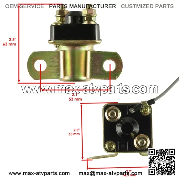 Polaris Scrambler 500 1997-2002 Starter Solenoid Relay - Image 2