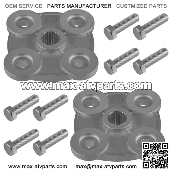 Polaris Scrambler 500 1997-1998/2005-2012 Rear Wheel Hubs w/Hardware (Left/Right) - Image 4