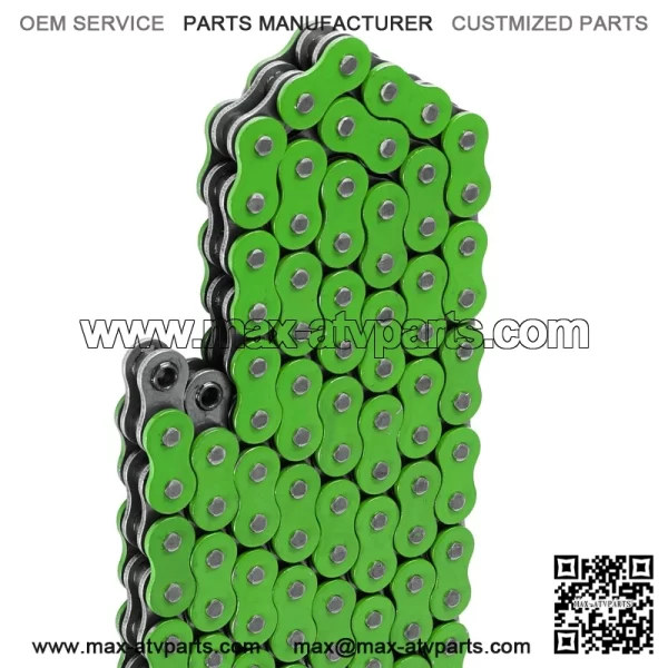 Polaris Scrambler 500 4X4 1997-2012 Green O-Ring Drive Chain - Image 4