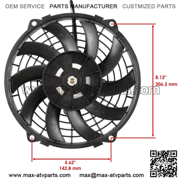 Polaris Scrambler 500 2X4/4X4 2001-2003 Radiator & Cooling Fan - Image 2