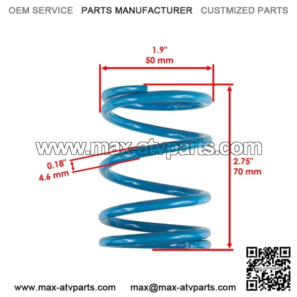 Polaris Scrambler 500 4X4 2010-2012 Primary Drive Clutch Spring - 7043199 - Image 2