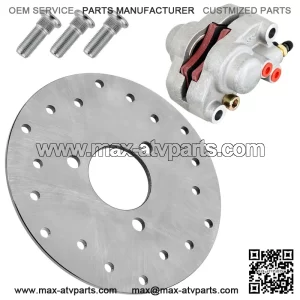 Polaris Scrambler 500 4X4/2X4 2001-2004 Rear Brake Disc Rotor w/Caliper Bolt